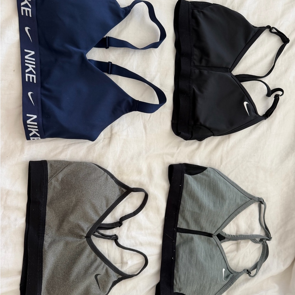 Nike Sports Bra Collection - Navy, Black, Gray